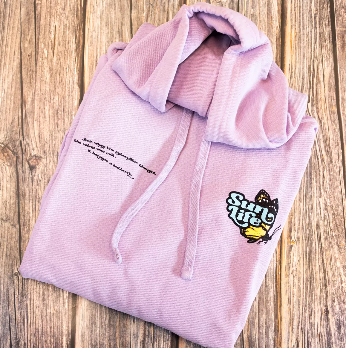 SunLife Pullover Hoodie Graphic - Lavender