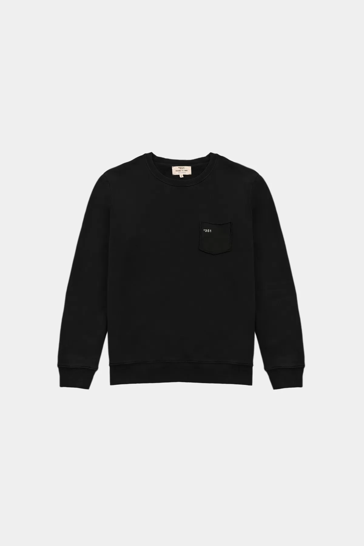 SWEATSHIRT ESSENTIAL BLACK