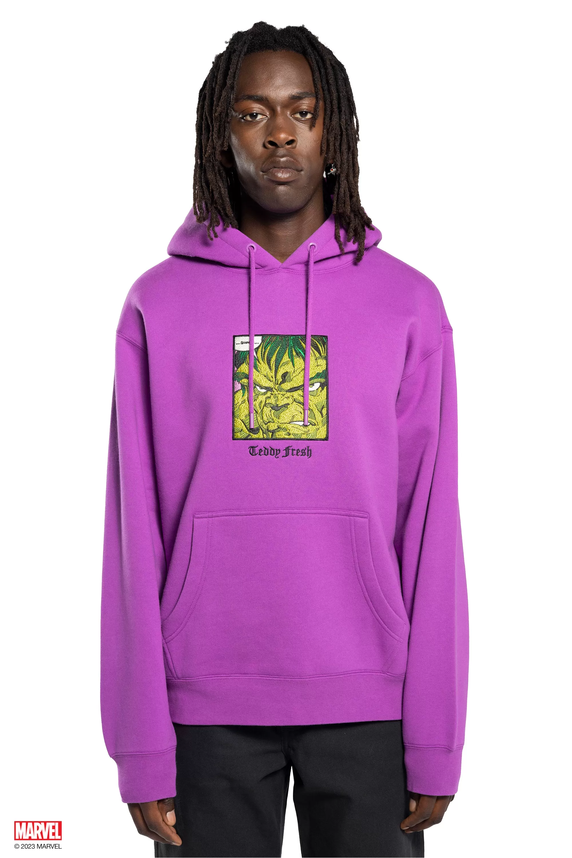 TF x Marvel Detailed Embroidery Hulk Hoodie