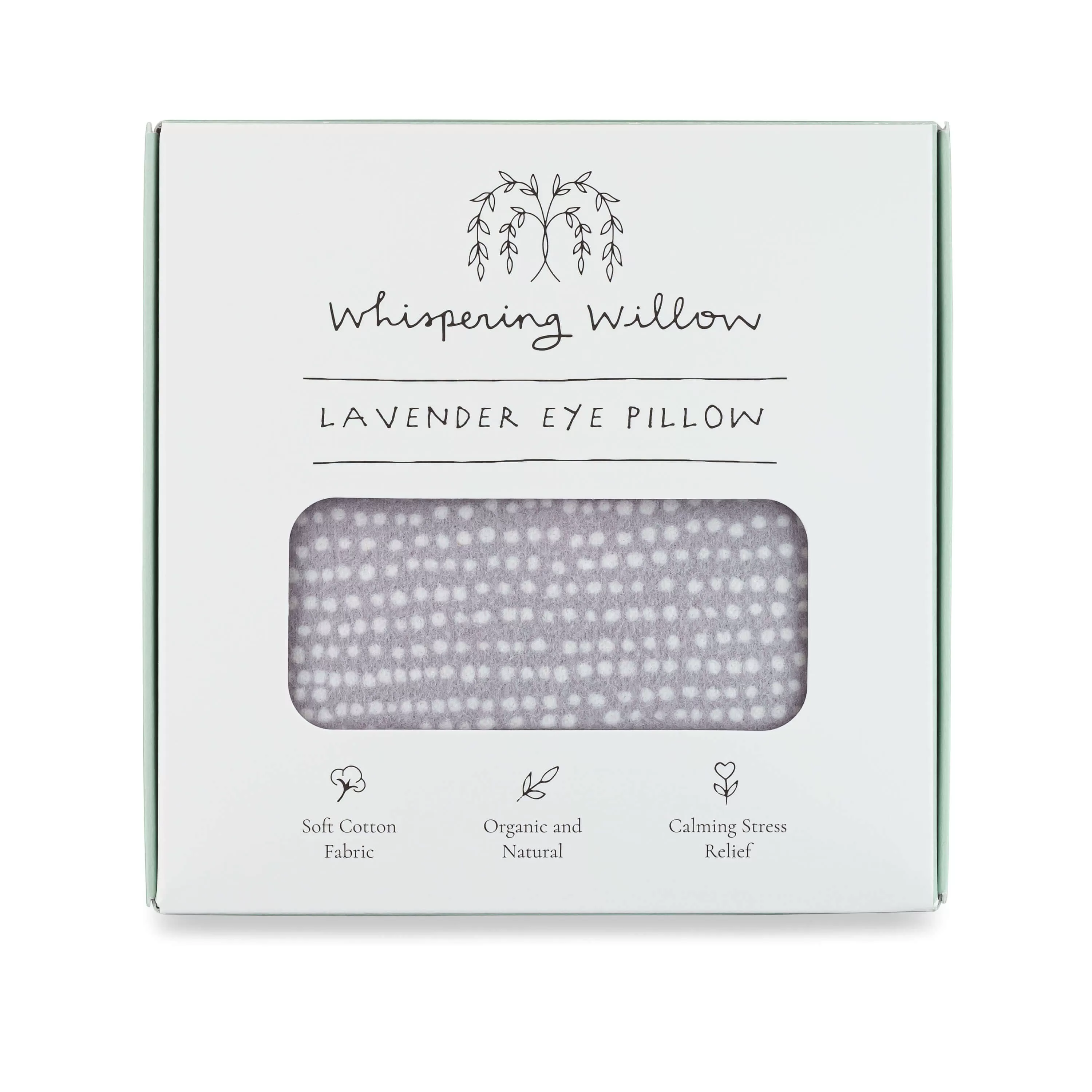 Tranquil Gray Lavender Eye Pillow