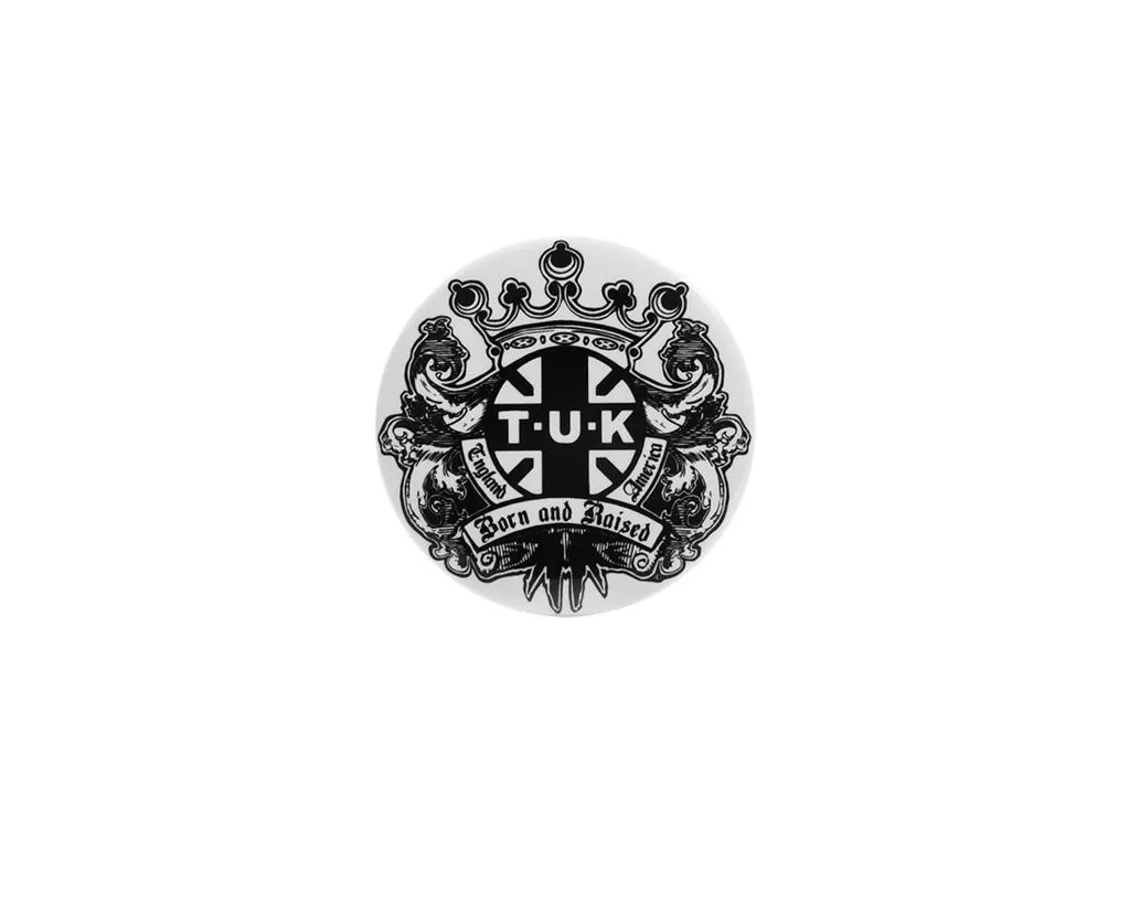 T.U.K. Crest Button