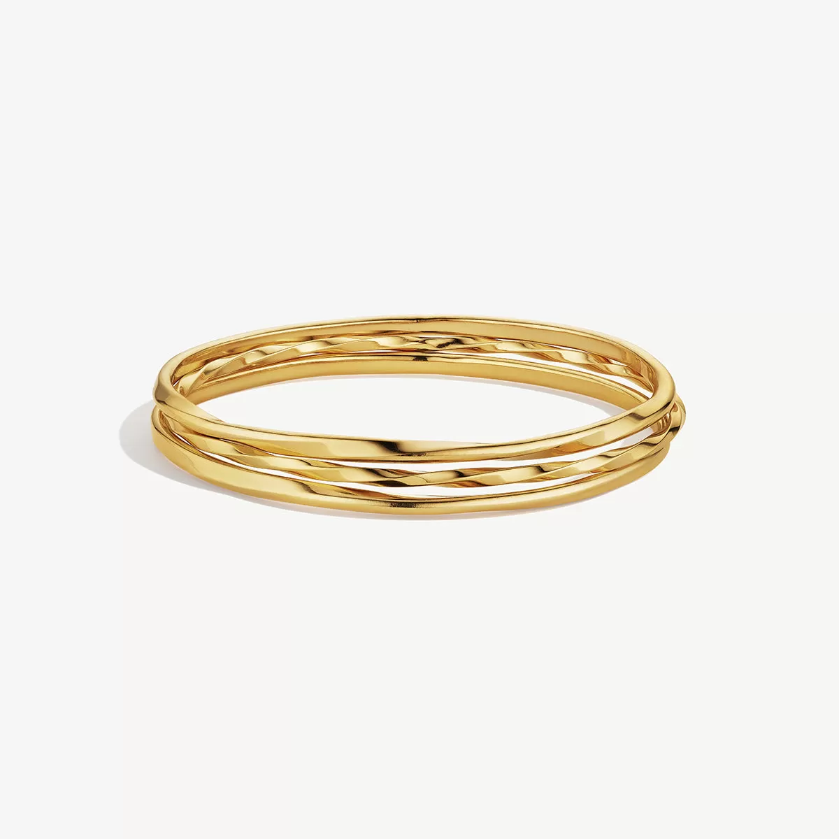 Twist Stacked Bangle Bracelets