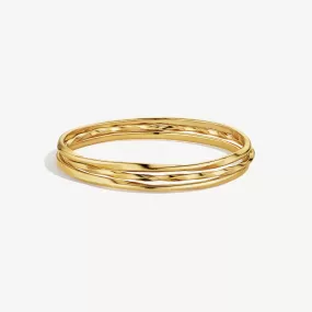 Twist Stacked Bangle Bracelets