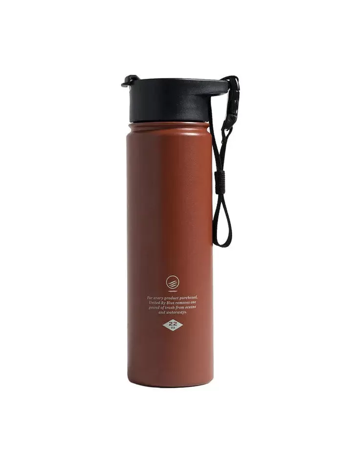 United by Blue 22oz Insulated Steel Bottle Trippy Cocoa