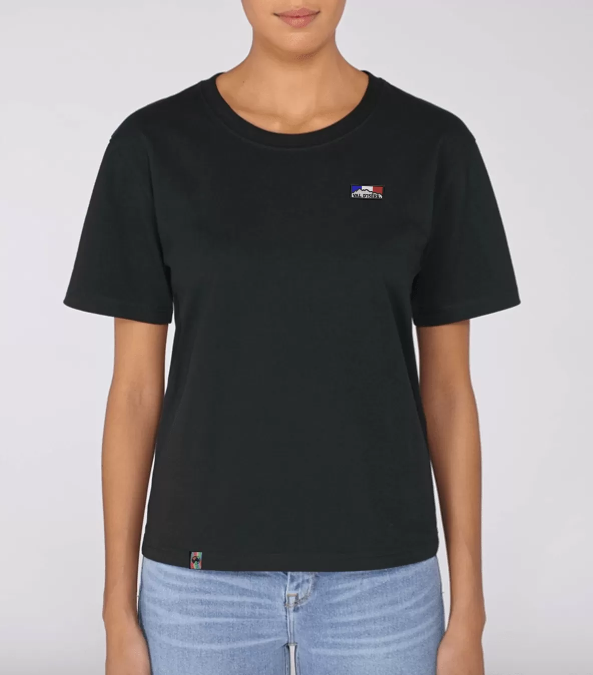 Val d’Isère T-Shirt | Women's Boxy Fit | 100% Organic Cotton.