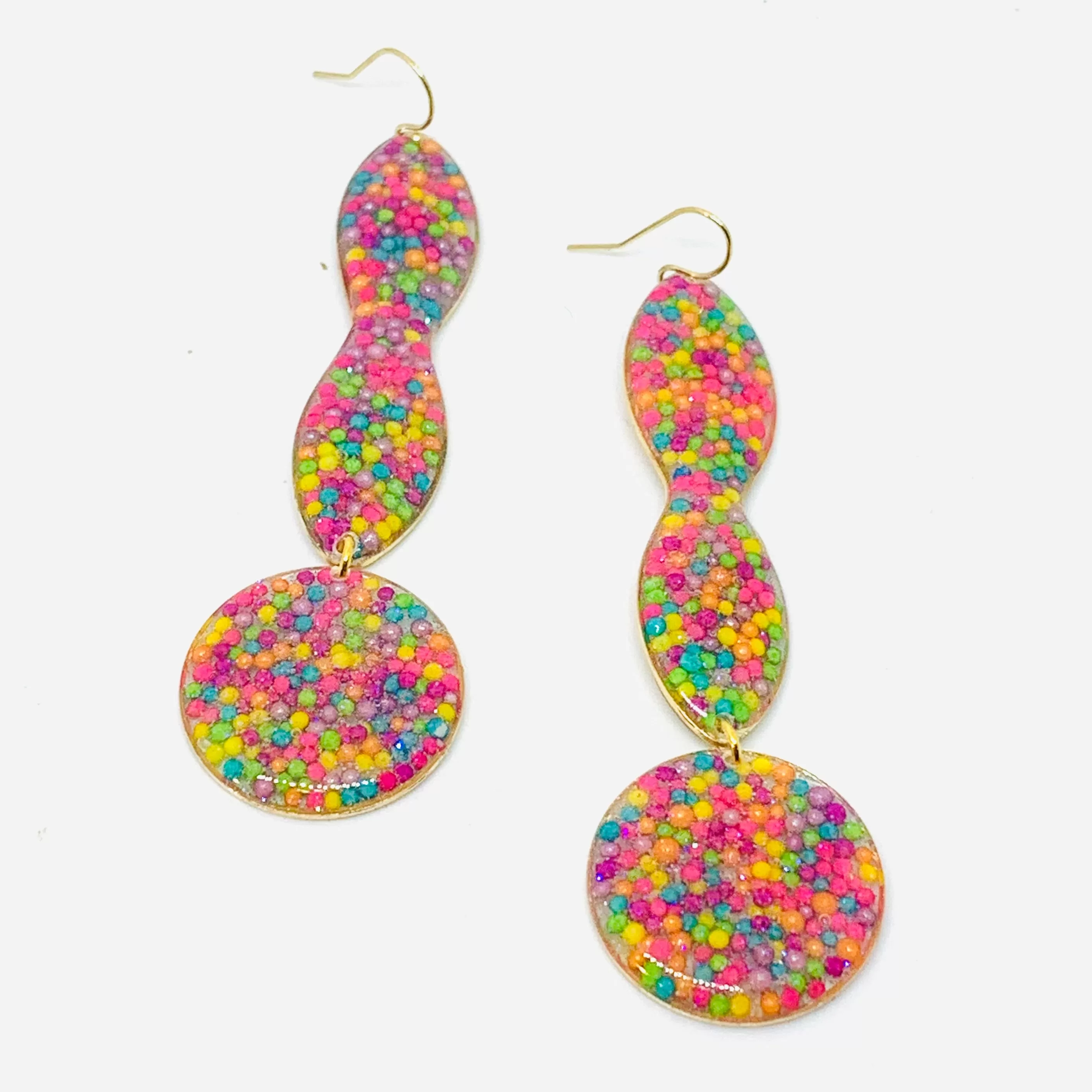 Venus Capri Sprinkle Earrings