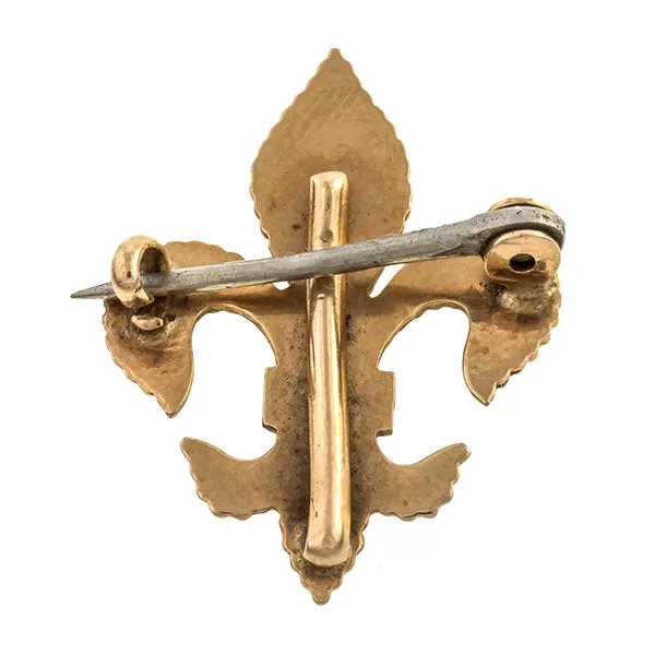 Vintage Fleur de Lis Pin