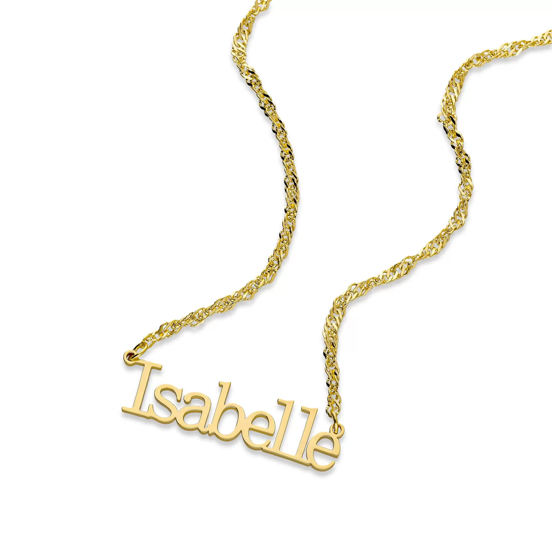 Vivola name necklace gold