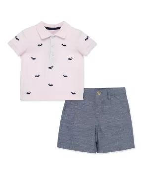 Whale Polo Short Set (12M-24M)