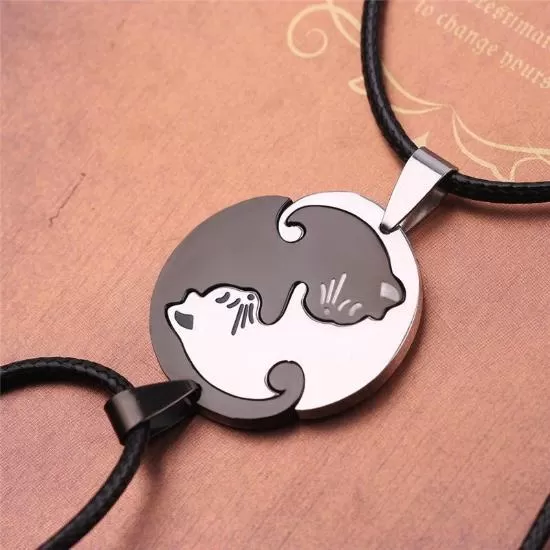 Yin & Yang Meow Necklace